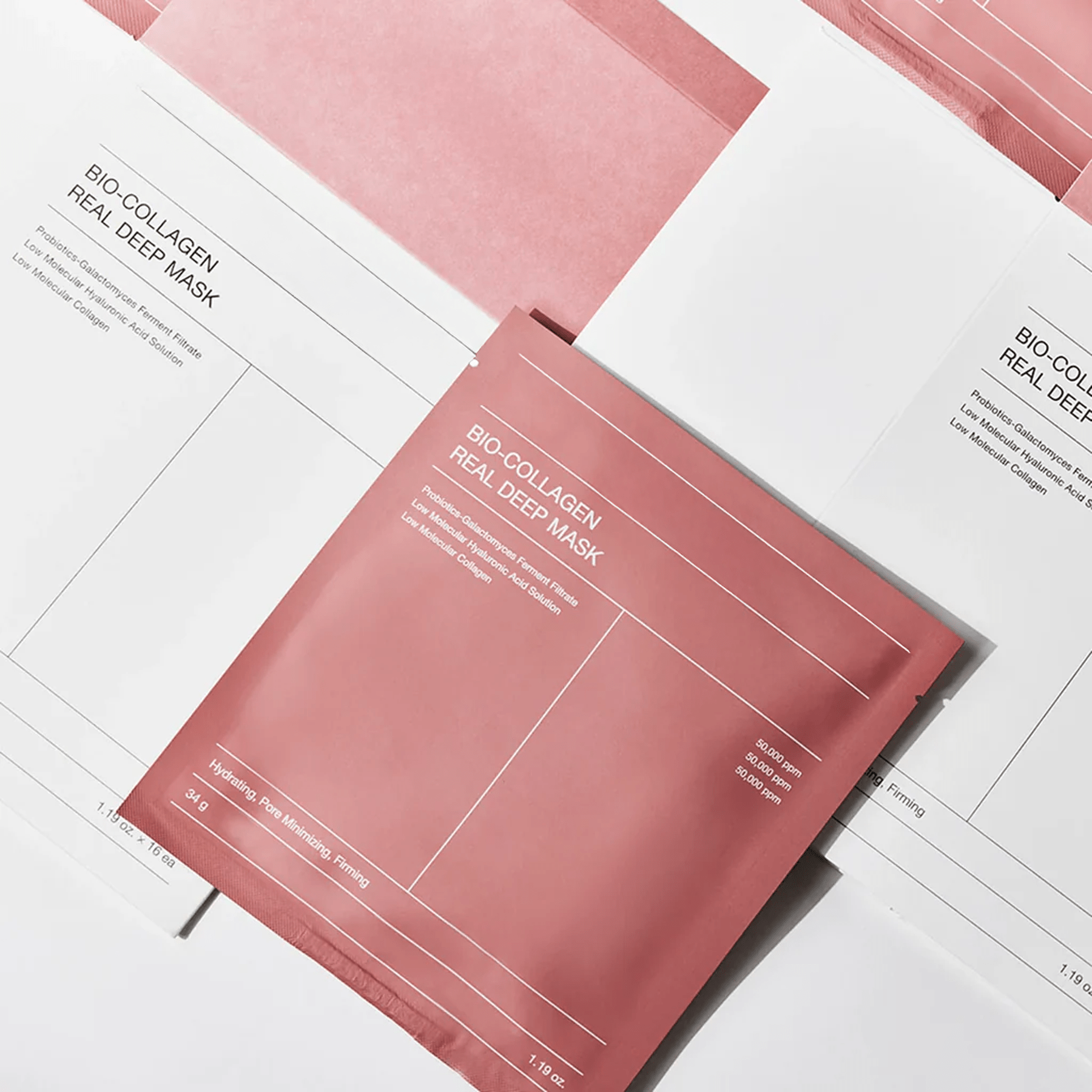 4er-Pack | Anti-Aging-Kollagen-Gesichtsmaske
