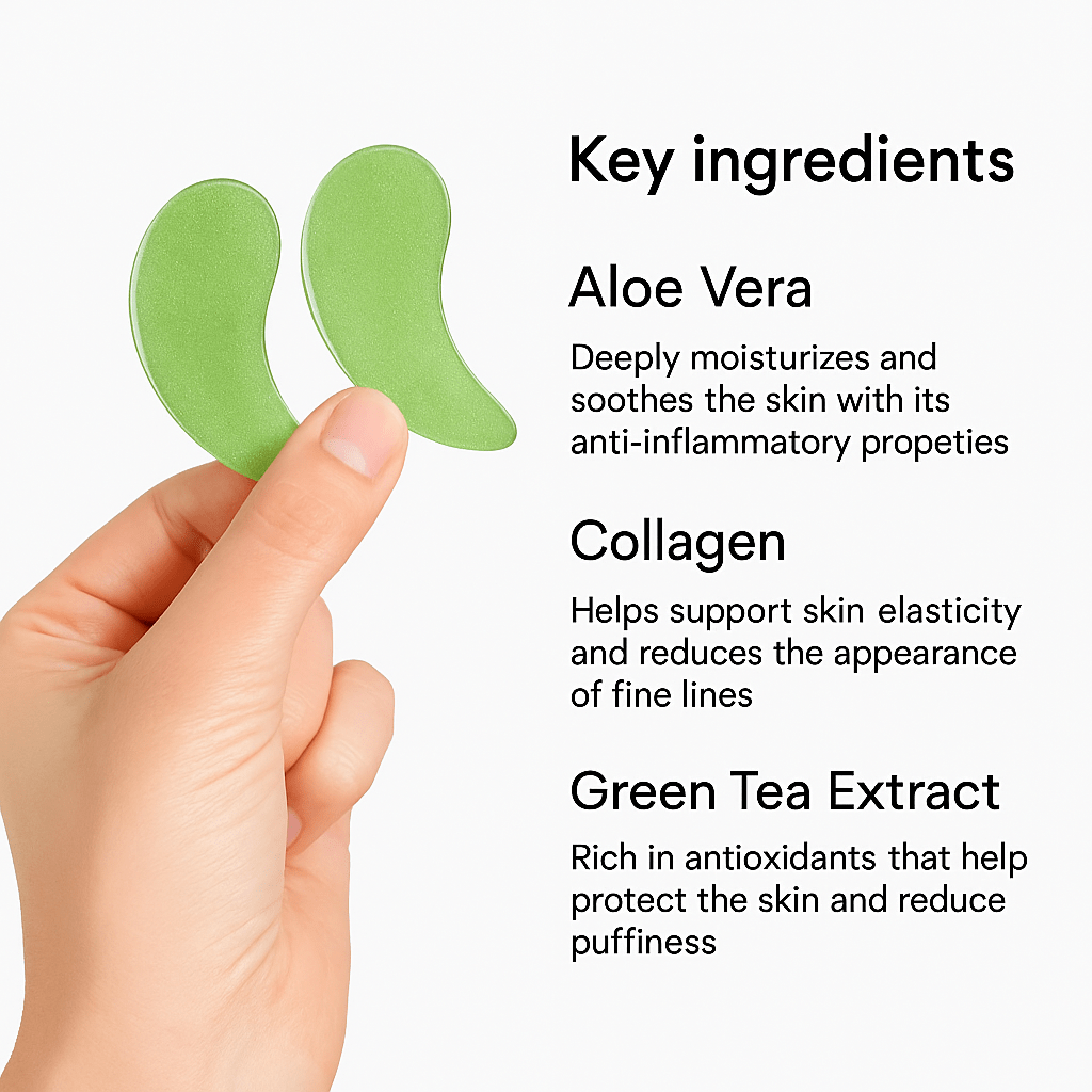 60 stücke Aloe Vera Kollagen Augenmaske Anti Augenringe Entfernung Augenringe Feuchtigkeitsspendende Straffende Augenklappen Augen Hautpflegeprodukte