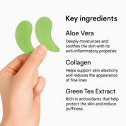 60 stücke Aloe Vera Kollagen Augenmaske Anti Augenringe Entfernung Augenringe Feuchtigkeitsspendende Straffende Augenklappen Augen Hautpflegeprodukte