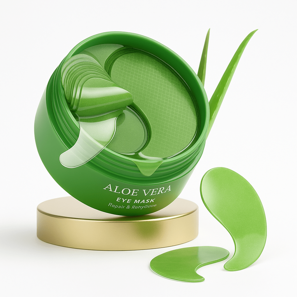 60 stücke Aloe Vera Kollagen Augenmaske Anti Augenringe Entfernung Augenringe Feuchtigkeitsspendende Straffende Augenklappen Augen Hautpflegeprodukte