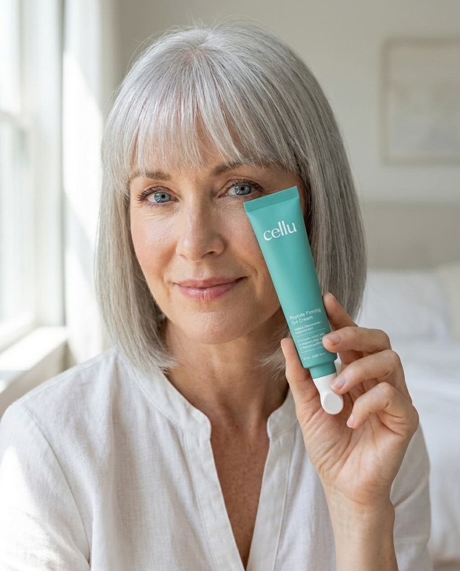 Rosalind P. with Cellu tube